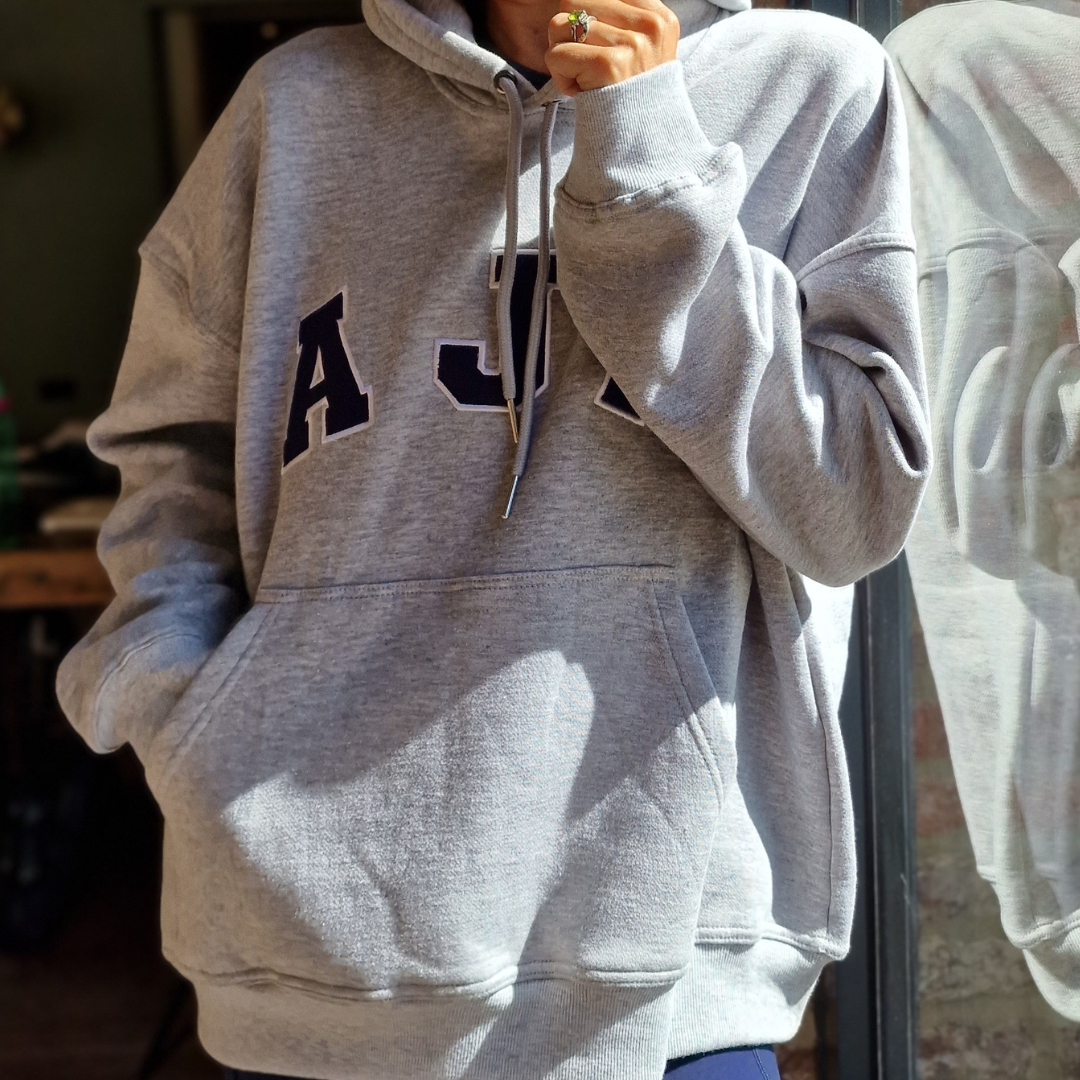 Oversized athletic sweatshirt online