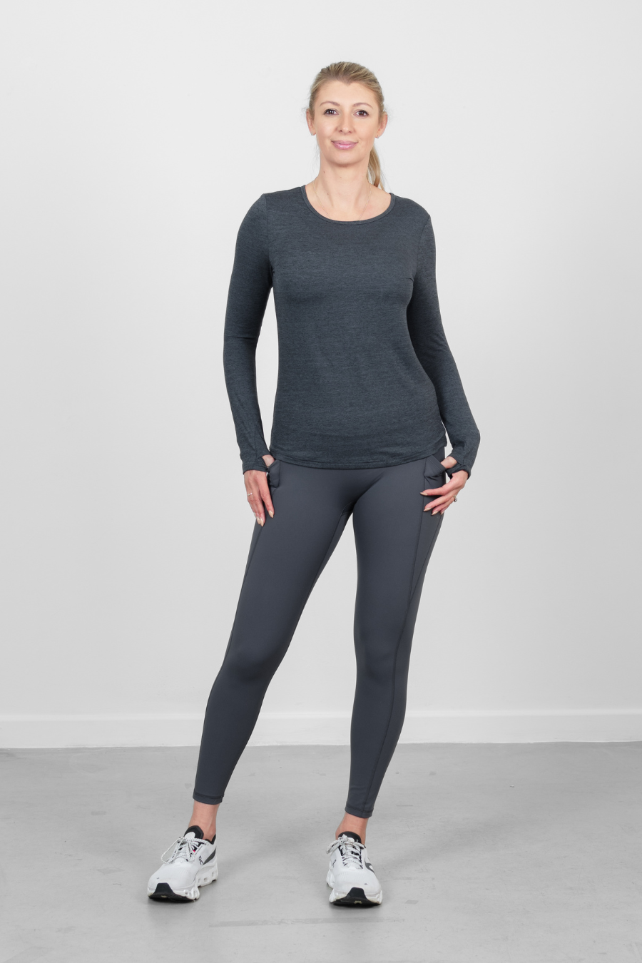 NEW DESIGN Thermal Winter Leggings - Charcoal