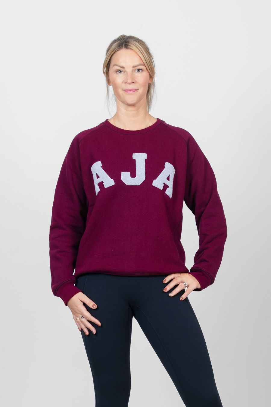 Varsity Sweater, Burgundy