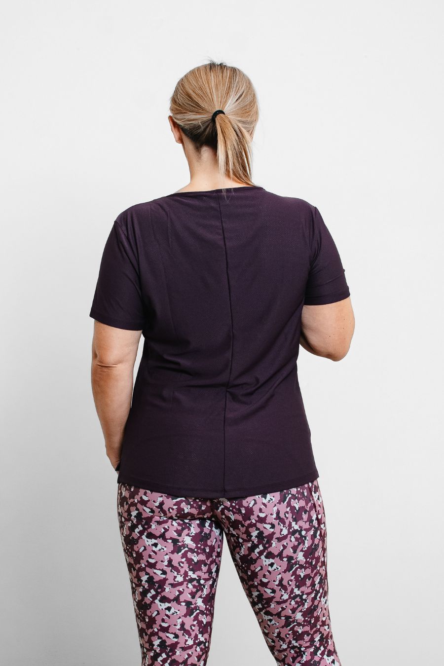 Matilda Active Shaped T-Shirt - Plum