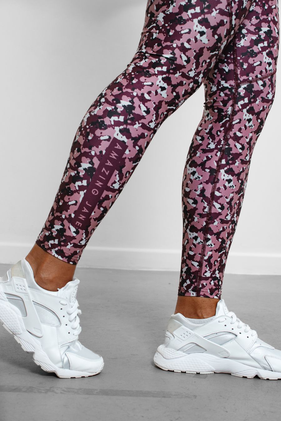 RISE Leggings - Plum Camo